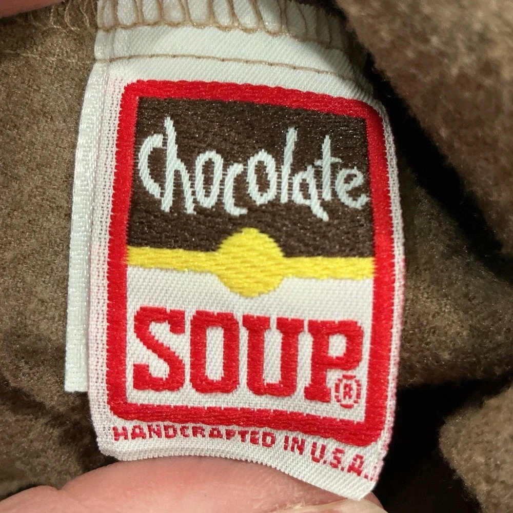 Vintage Chocolate Soup Girls Brown Horse Western Applique‎ Jumper Dress 3T USA